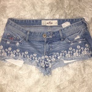 hollister jean shorts